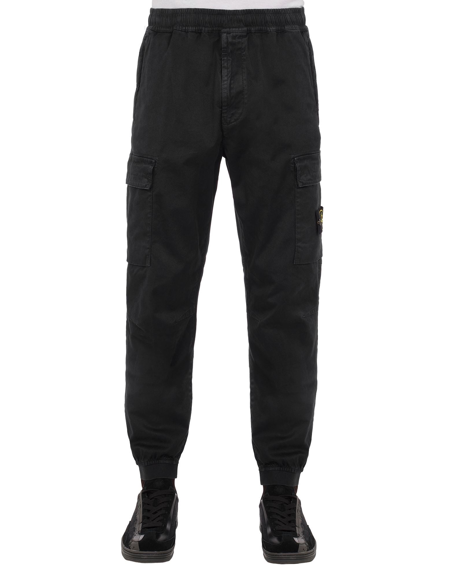 Stone island black combat on sale trousers