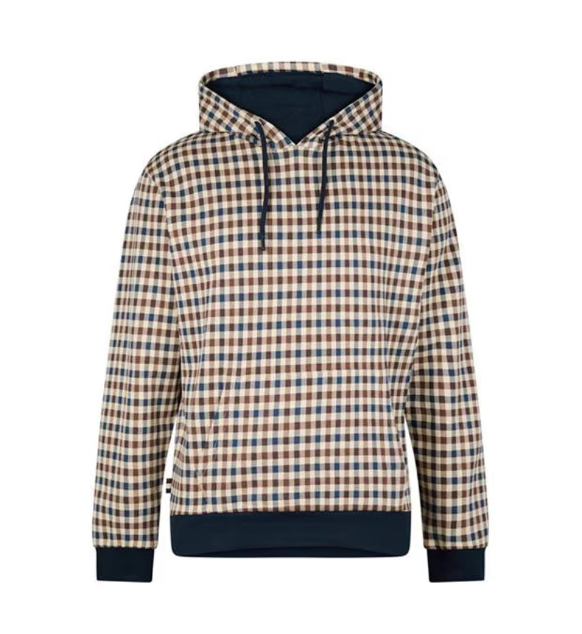 Aquascutum House Check Hoodie