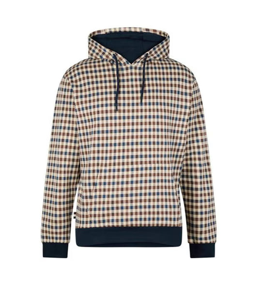 Aquascutum House Check Hoodie