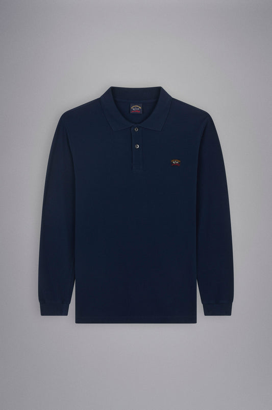 Paul & Shark Long Sleeve ORGANIC COTTON PIQUÉ POLO