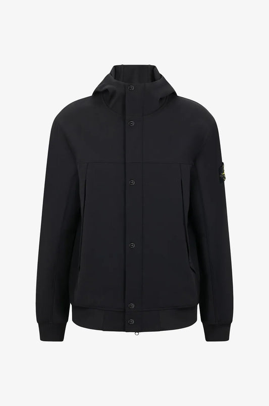 Stone Island 40227 SOFT SHELL-R_E.DYE® TECHNOLOGY Hooded Jacket