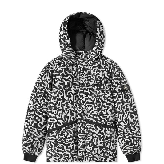 Stone Island Junior 40822 REFLECTIVE Camo Down Jacket