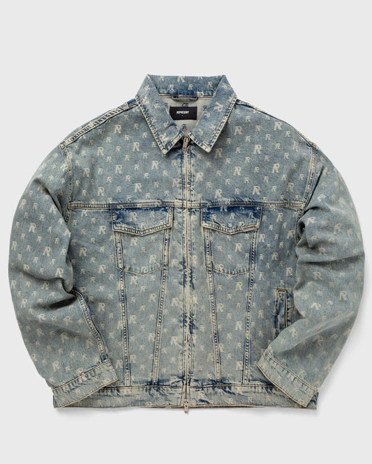 Represent Monogram Denim Jacket